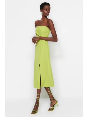 trendyol Sukienka w kolorze limonkowym rozmiar: 38