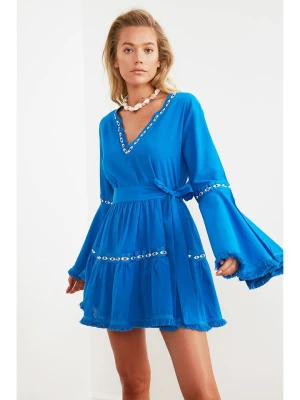 trendyol Sukienka w kolorze niebieskim rozmiar: 34