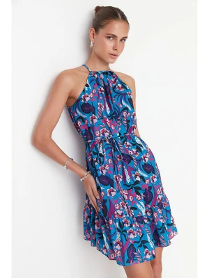 trendyol Sukienka w kolorze niebiesko-fioletowo-granatowym rozmiar: 34