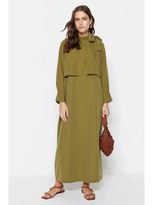 trendyol Sukienka w kolorze oliwkowym rozmiar: 36