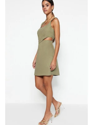 trendyol Sukienka w kolorze oliwkowym rozmiar: 36