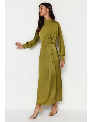 trendyol Sukienka w kolorze oliwkowym rozmiar: 40