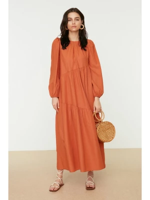 trendyol Sukienka w kolorze pomarańczowym rozmiar: 34