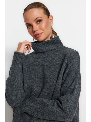 trendyol Sweter w kolorze antracytowym rozmiar: XS