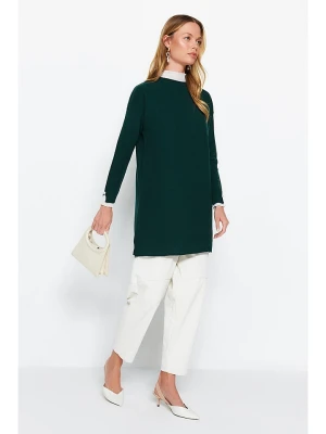 trendyol Sweter w kolorze biało-zielonym rozmiar: XL