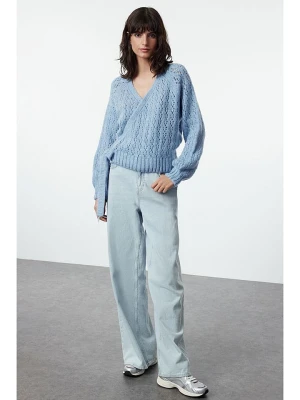 trendyol Sweter w kolorze błękitnym rozmiar: S