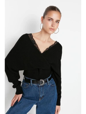 trendyol Sweter w kolorze czarnym rozmiar: S