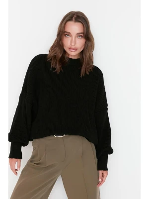 trendyol Sweter w kolorze czarnym rozmiar: M