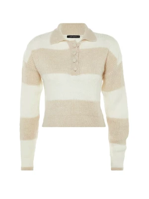 trendyol Sweter w kolorze kremowo-beżowym rozmiar: S