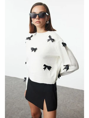 trendyol Sweter w kolorze kremowym rozmiar: L