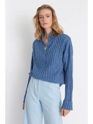 trendyol Sweter w kolorze niebieskim rozmiar: M