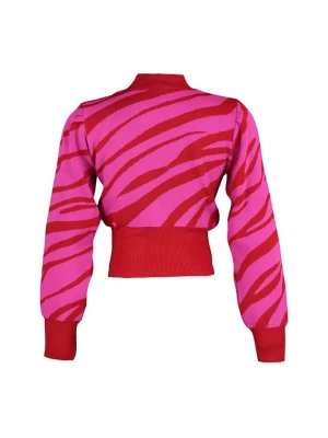 trendyol Sweter w kolorze różowo-czerwonym rozmiar: L