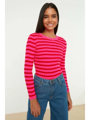 trendyol Sweter w kolorze różowym rozmiar: L