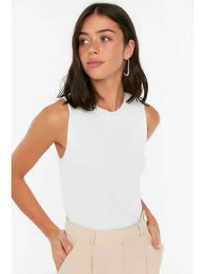 trendyol Top w kolorze białym rozmiar: L