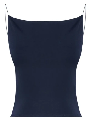 trendyol Top w kolorze granatowym rozmiar: L