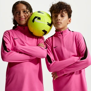 Treningowa koszulka piłkarska z dzianiny dla dużych dzieci Nike Dri-FIT Strike - Różowy