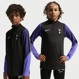 Treningowa koszulka piłkarska z dzianiny dla dużych dzieci Nike Dri-FIT Tottenham Hotspur Strike (wersja trzecia) - Czerń