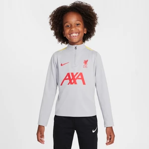 Treningowa koszulka piłkarska z dzianiny dla małych dzieci Nike Dri-FIT Liverpool F.C. Academy Pro (wersja trzecia) - Szary