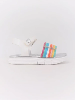 TREVIRGOLAZERO Sandały w kolorze białym ze wzorem rozmiar: 32