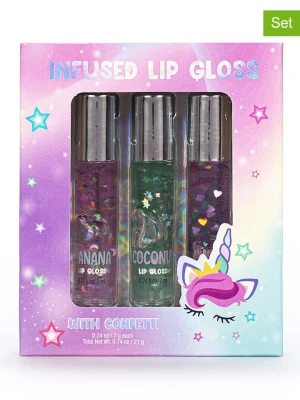 Tri-Coastal Design Błyszczyki (6 szt.) do ust w kolorze zielono-fioletowym - 6+ rozmiar: onesize