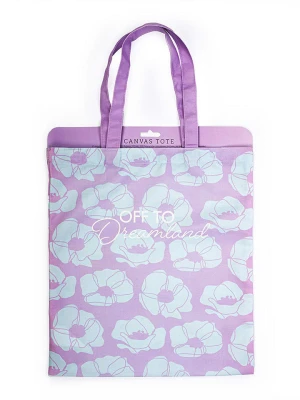 Tri-Coastal Design Shopper bag w kolorze fioletowo-błękitnym - 40 x 37 cm rozmiar: onesize