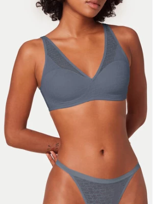 Triumph Biustonosz bezfiszbinowy Triumph Signature Sheer 10215909 Niebieski