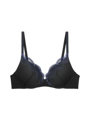Triumph Biustonosz damski na fiszbinach - Comfort Glam Kobiety Sztuczne włókno czarny jednolity,