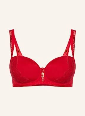 Triumph Biustonosz Usztywniany Moonlight Kiss Z Błyszczącą Przędzą rot