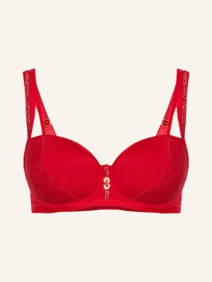 Triumph Biustonosz Usztywniany Moonlight Kiss Z Błyszczącą Przędzą rot