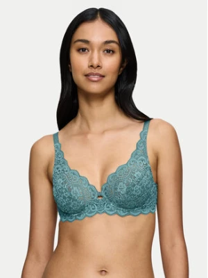 Triumph Biustonosz z fiszbiną Amourette 10209574 Turkusowy