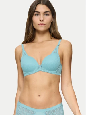 Triumph Biustonosz z fiszbiną Aura Spotlight 10216459 Niebieski