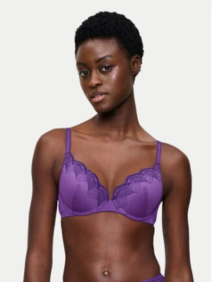 Triumph Biustonosz z fiszbiną Comfort Glam 10224965 Fioletowy