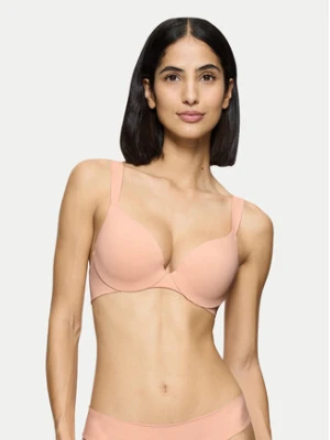 Triumph Biustonosz z fiszbiną Make-Up Illusion 10217848 Różowy