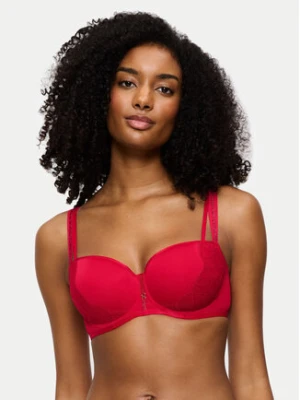 Triumph Biustonosz z fiszbiną Palina Moonlight Kiss 10224803 Czerwony