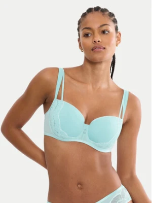 Triumph Biustonosz z fiszbiną Palina Moonlight Kiss 10224803 Turkusowy