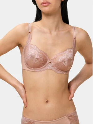 Triumph Biustonosz z fiszbiną Wild Peony Florale 10209608 Różowy