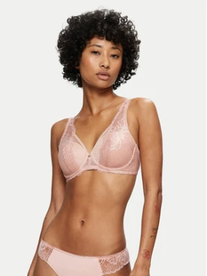 Triumph Biustonosz z fiszbiną Wild Peony Florale 10209627 Różowy
