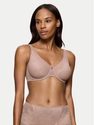 Triumph Biustonosz z fiszbiną Wild Rose Sensation 10205953 Brązowy