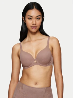 Triumph Biustonosz z fiszbiną Wild Rose Sensation 10205990 Brązowy