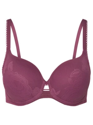 Triumph Biustonosz z fiszbiną Wild Rose Sensation 10205990 Fioletowy