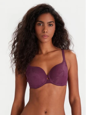 Triumph Biustonosz z fiszbiną Wild Rose Sensation 10205990 Fioletowy