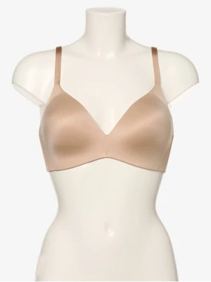 Triumph Damski biustonosz bez fiszbin Kobiety Sztuczne włókno beżowy jednolity,