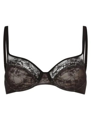 Triumph Damski biustonosz z fiszbinami Kobiety czarny jednolity,