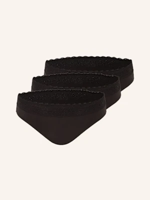 Triumph Figi Feel Of Modal, 3 Szt. schwarz