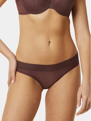 Triumph Figi klasyczne Tempting Sheer Highleg Tai 10215956 Brązowy