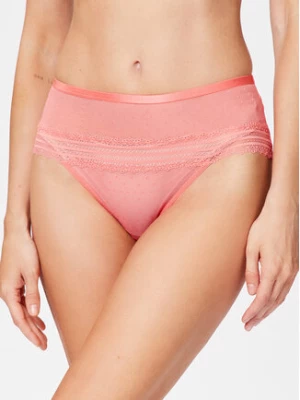 Triumph Figi klasyczne z wysokim stanem Tempting Tulle 10210008 Koralowy