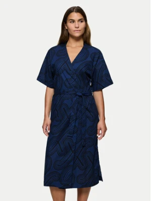 Triumph Kimono Beach MyWear 10222618 Granatowy Relaxed Fit