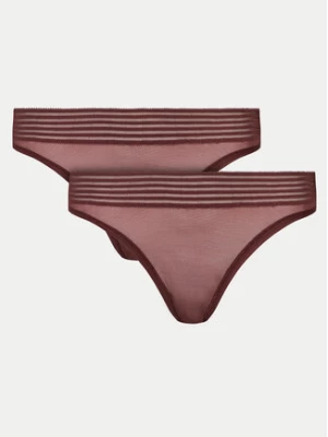 Triumph Komplet 2 par fig klasycznych Tempting Sheer 10218591 Brązowy