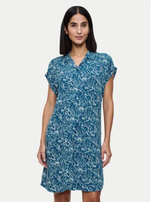 Triumph Koszula nocna Boyfriend 10222612 Niebieski Relaxed Fit