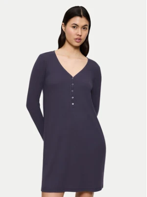 Triumph Koszula nocna Mix&Match 10225032 Granatowy Regular Fit